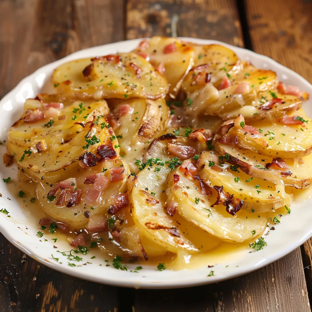 Délicieuse truffade au fromage