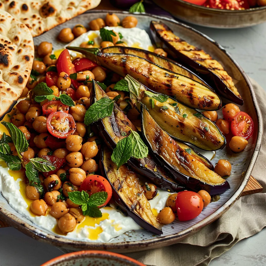 Aubergines épicées savoureuses