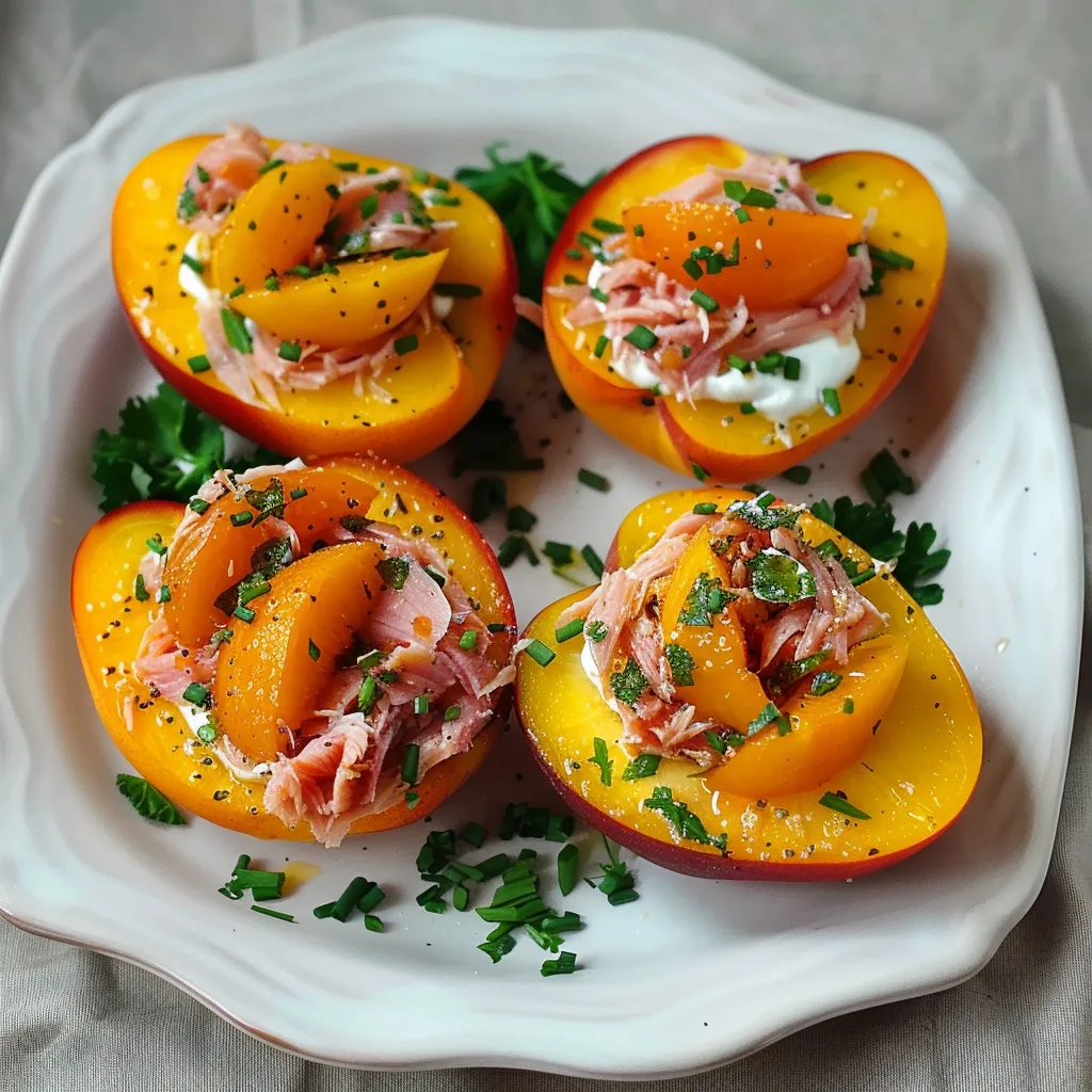 Pêches au thon légères et pleines de goût
