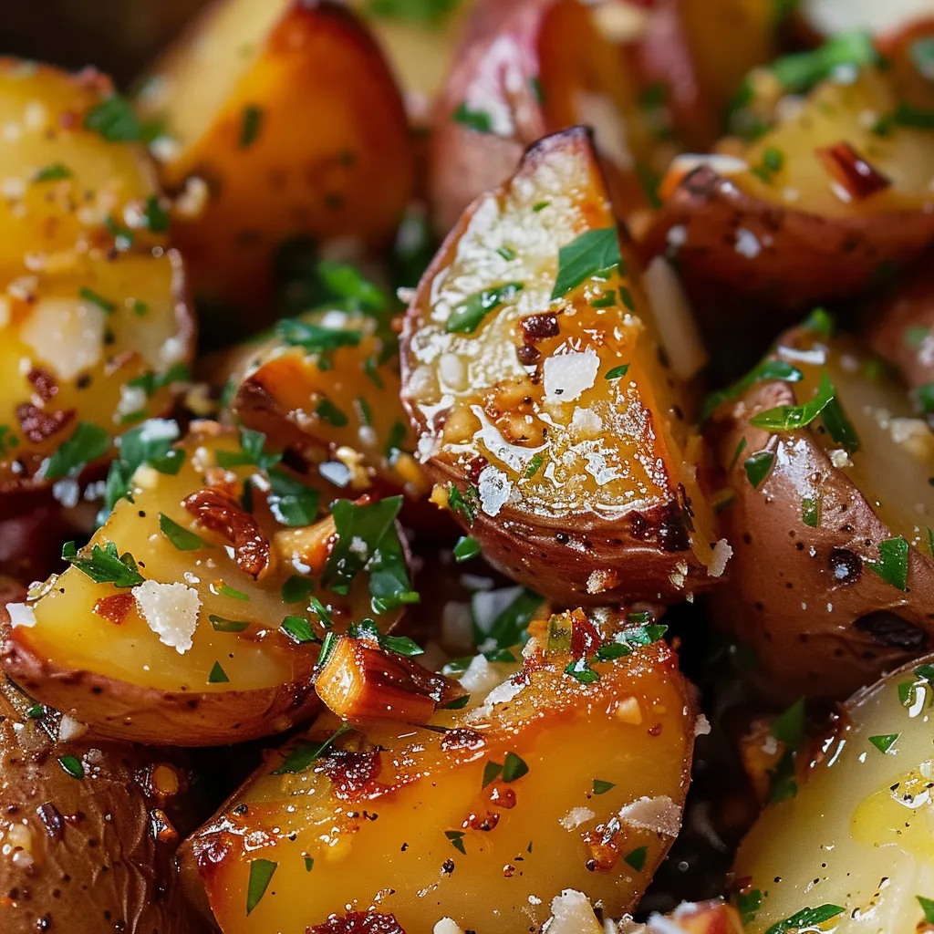Pommes de terre dorées au beurre noisette et herbes
