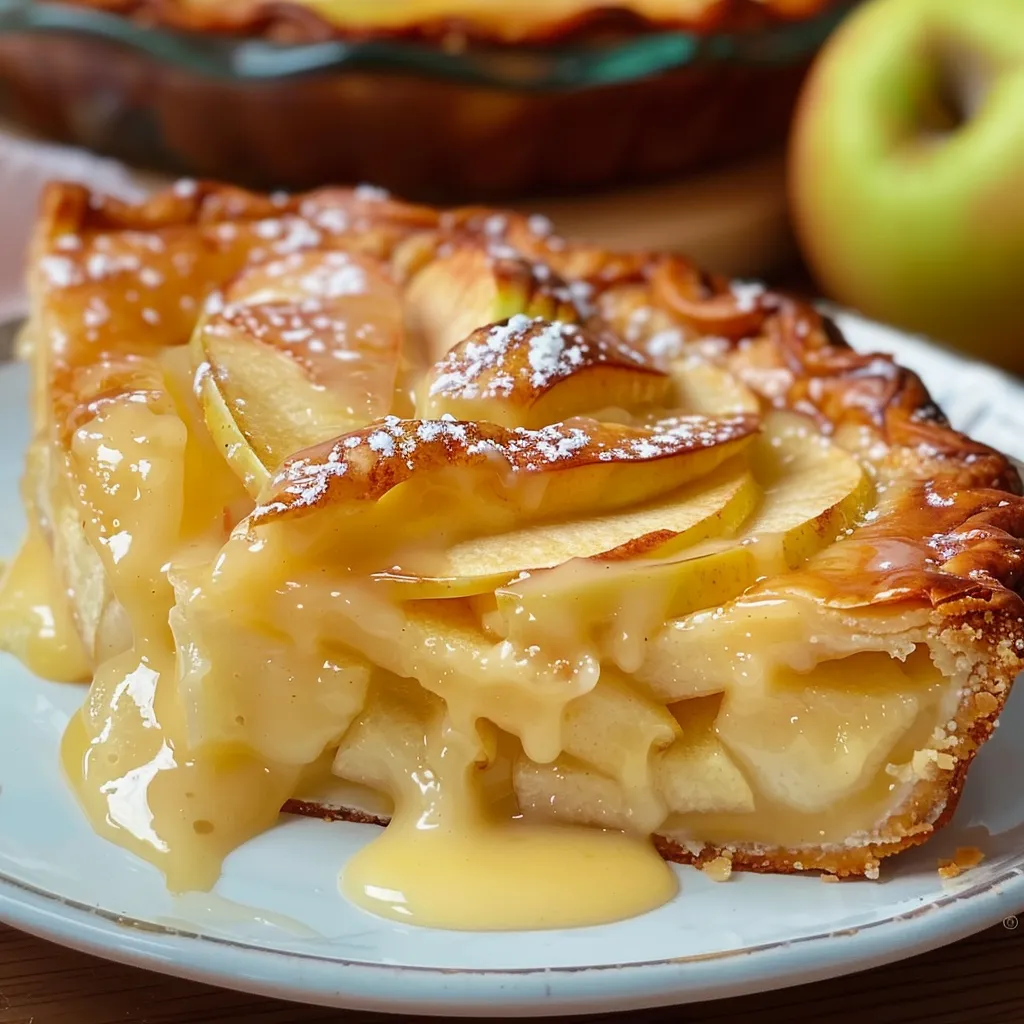 Délice aux Pommes Avec Crème