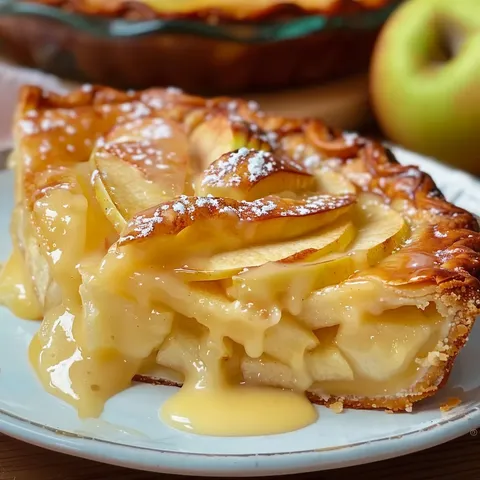 Délice aux Pommes Avec Crème
