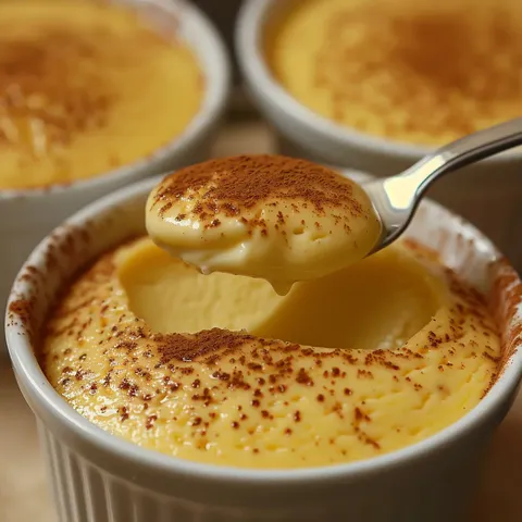 Délicieux dessert vanille maison