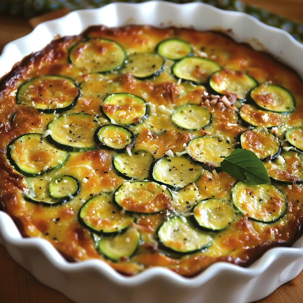 Courgettes et fromage parmesan