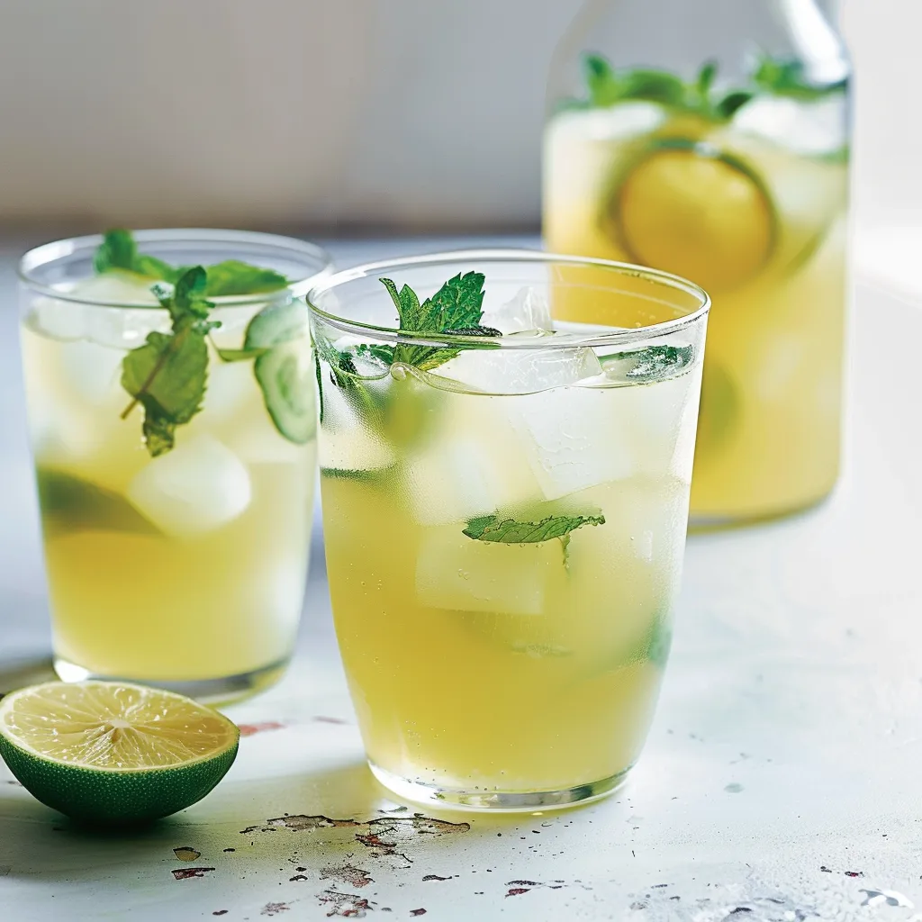 Mélange coco et menthe