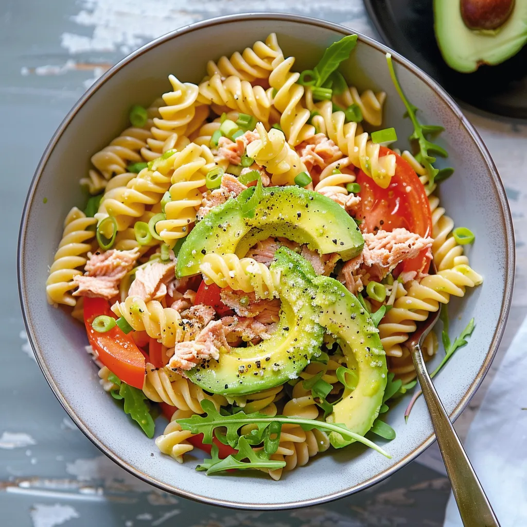 Rotinis au thon et avocat