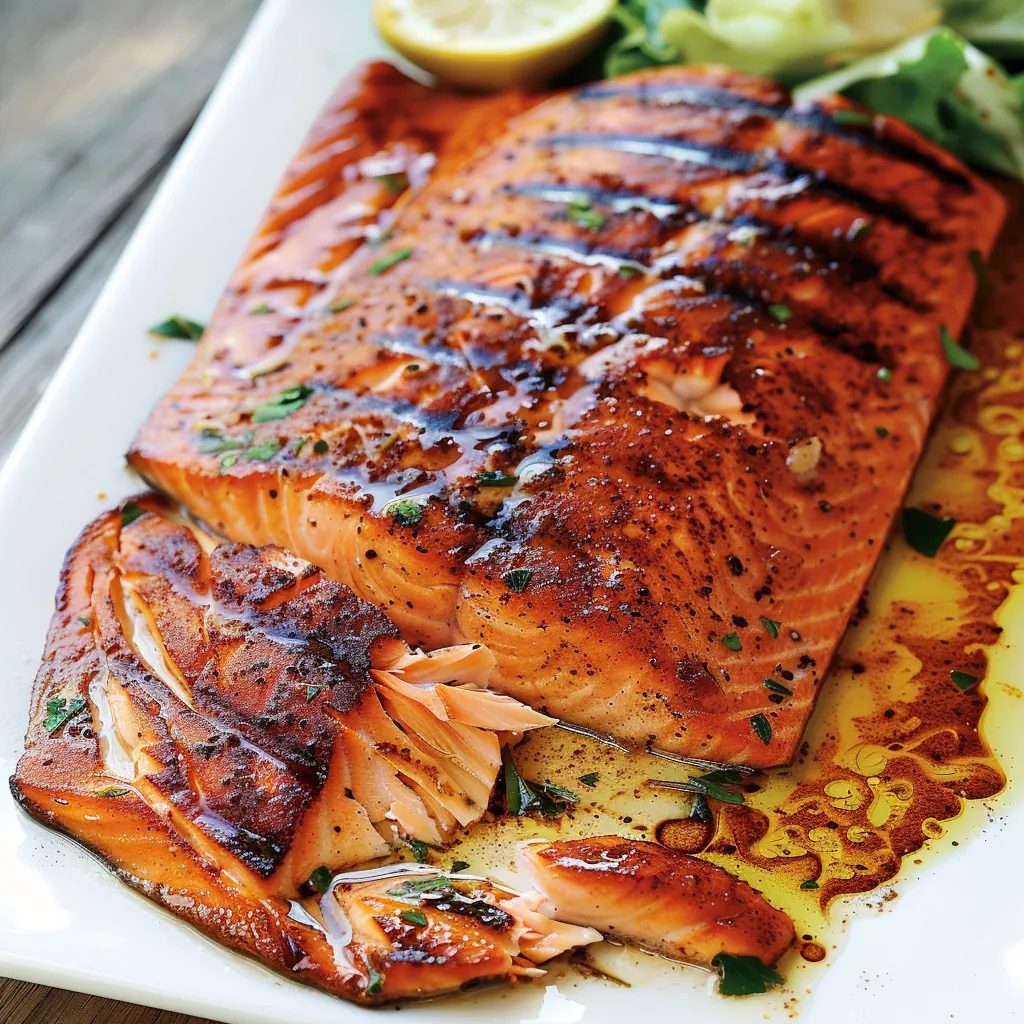 Saumon grillé hyper moelleux