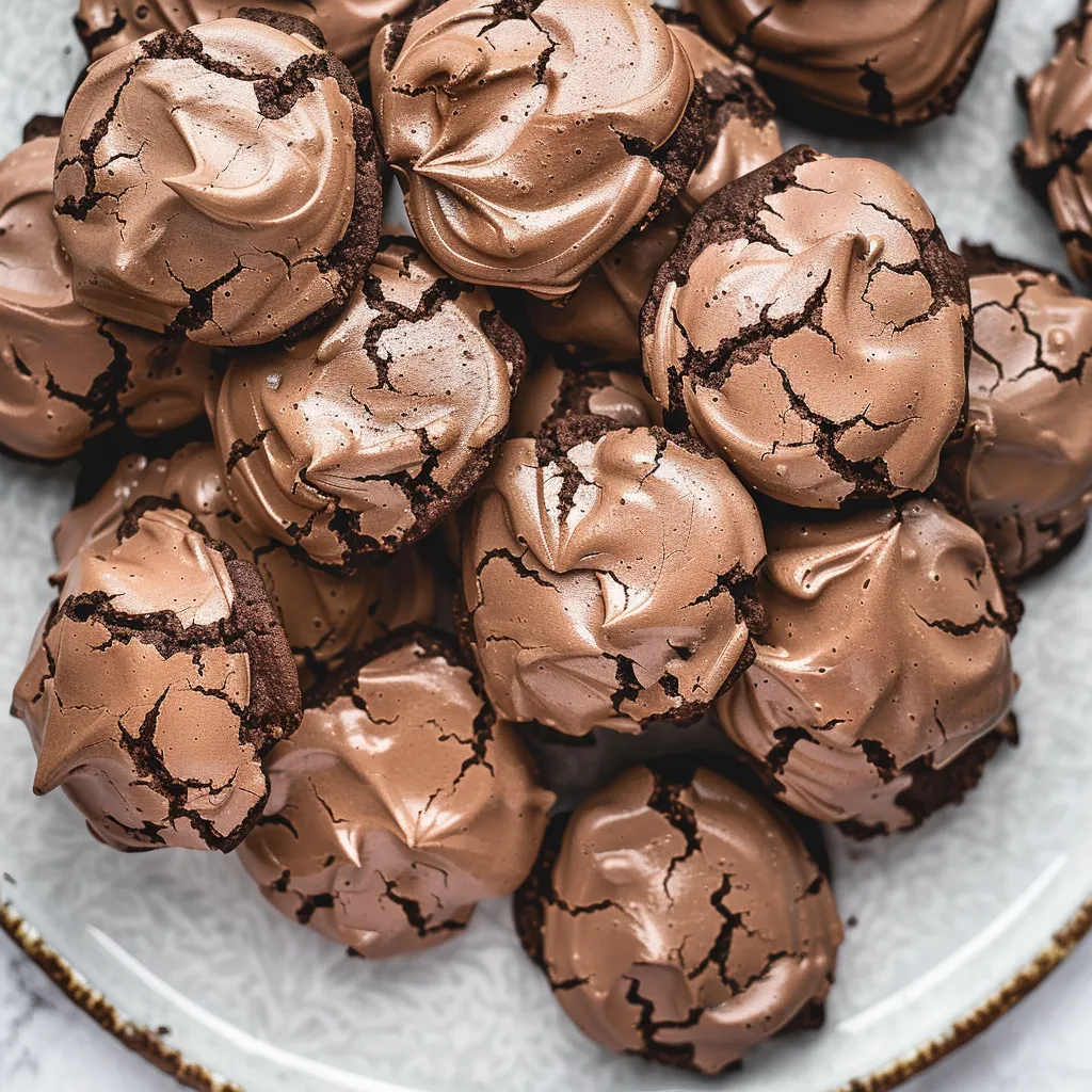 Meringue et chocolat faits maison