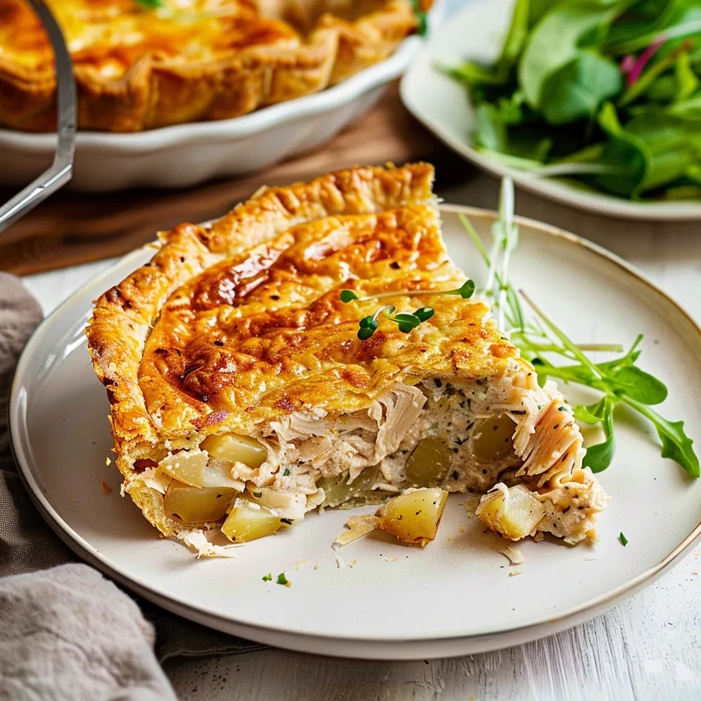 Plat de poulet tendre et estragon