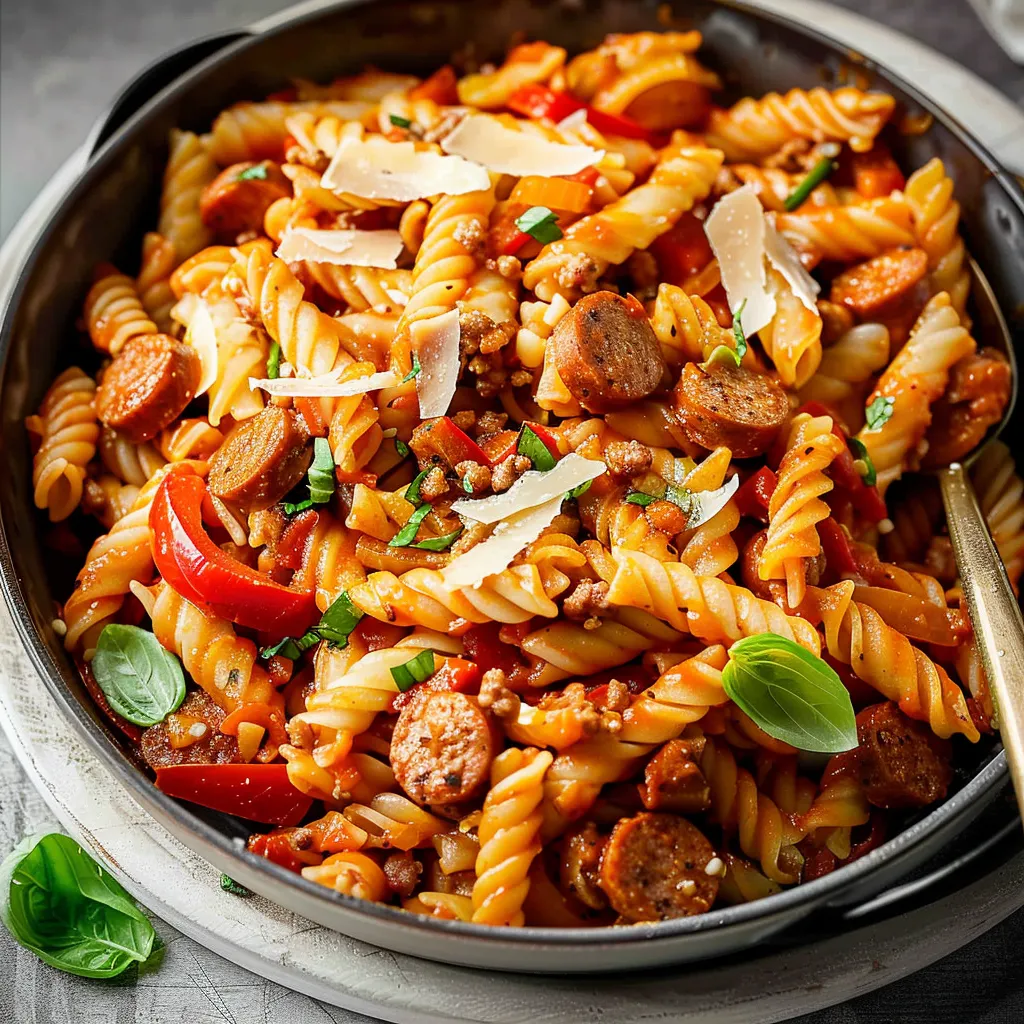 Saucisses poivrons fondants