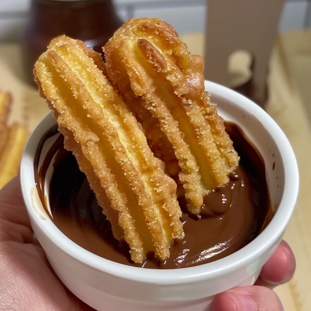 Churros croustillants gourmands