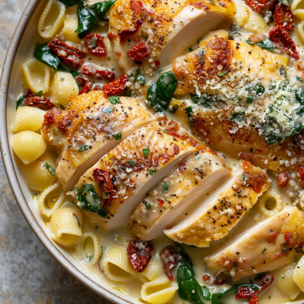 Poulet crémeux Toscane