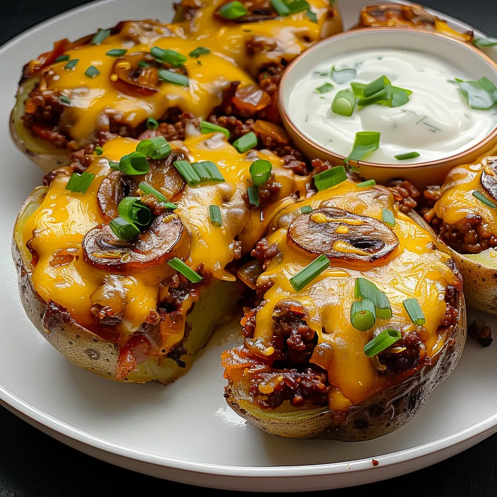 Pommes Garnies et Savoureuses