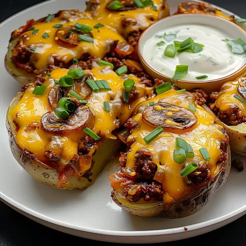 Pommes Garnies et Savoureuses