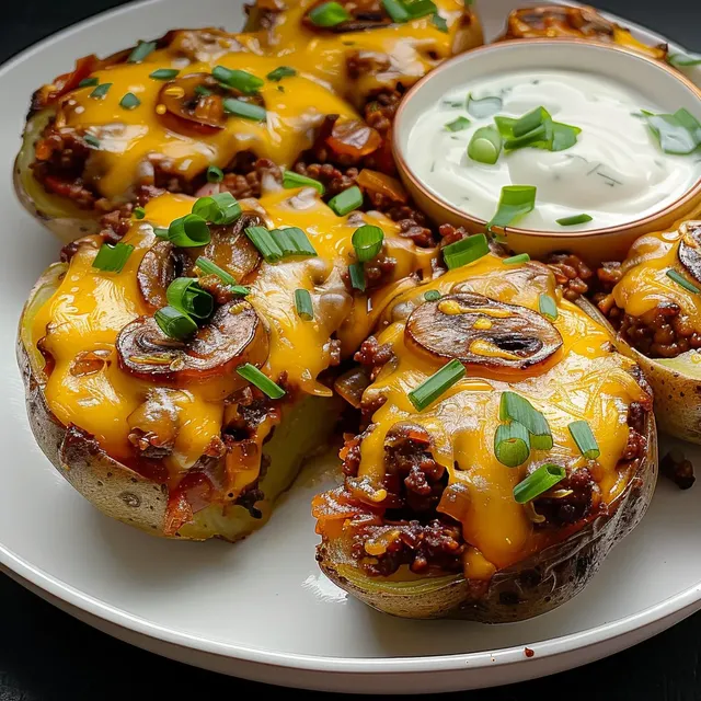 Pommes Garnies et Savoureuses