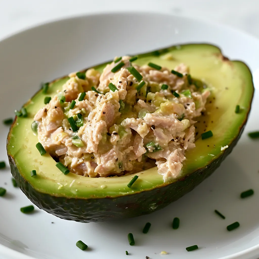 Avocats généreusement garnis au thon