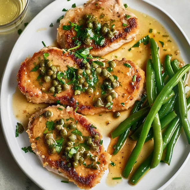Porc avec sauce citron