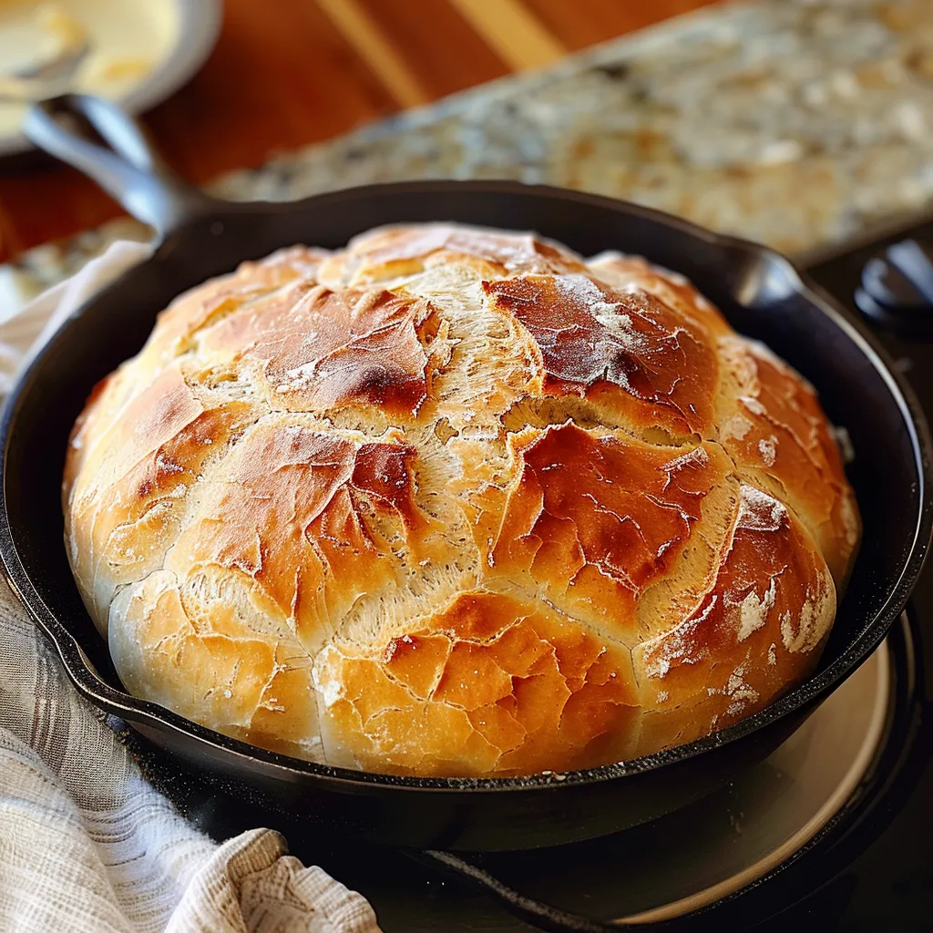 Apprenez à faire un pain à la poêle ultra moelleux et succulent