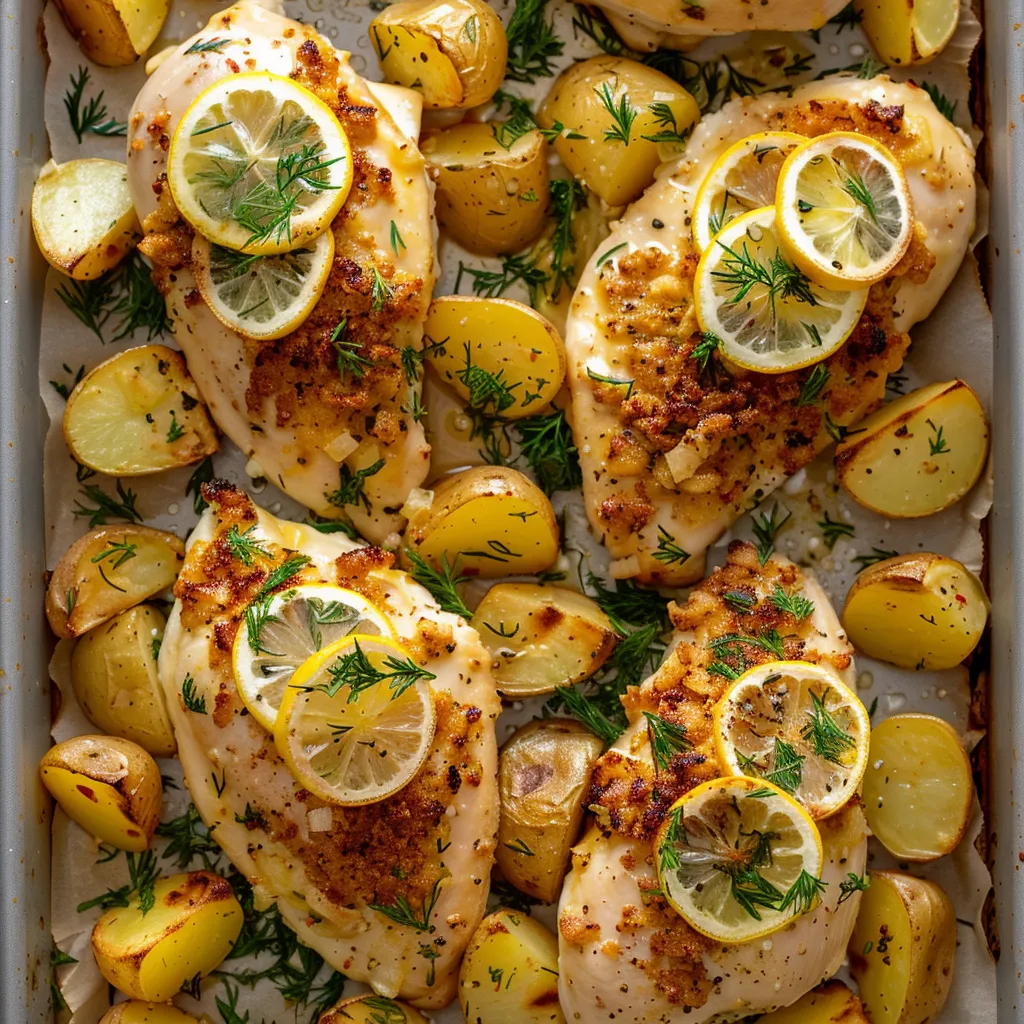 Romano citron et poulet gourmand