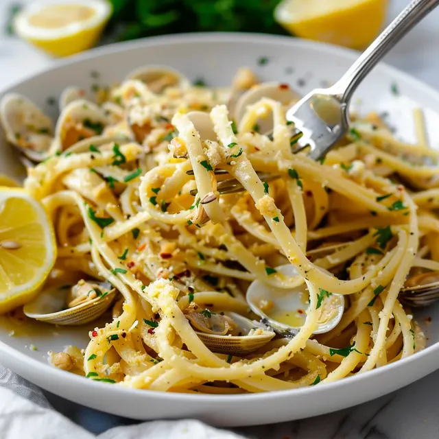 Palourdes et linguines