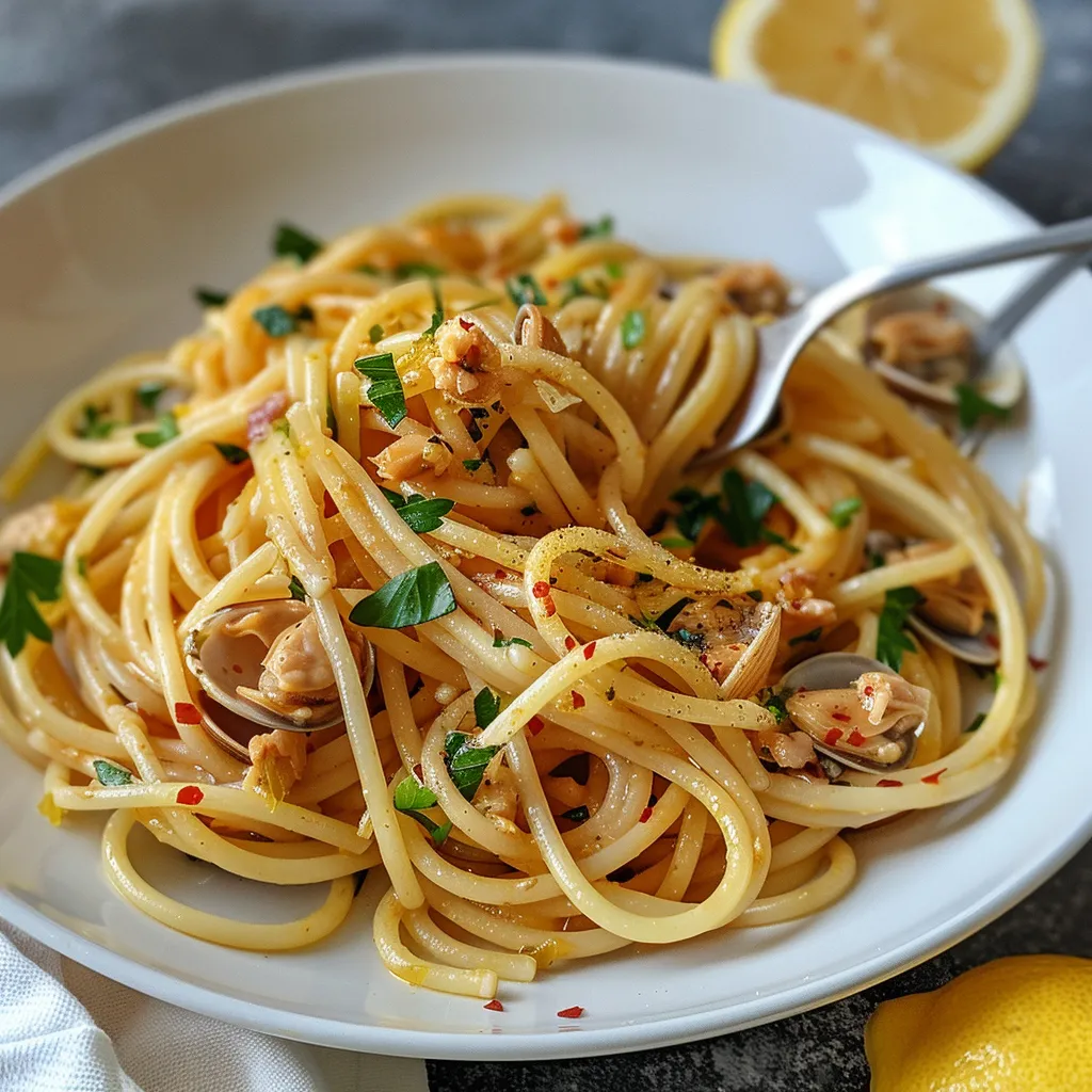 Linguines aux palourdes prêtes sans stress