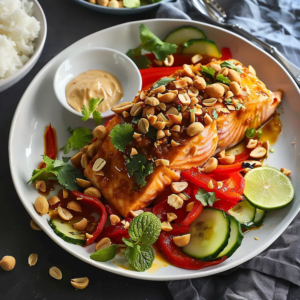 Saumon parfumé au cari