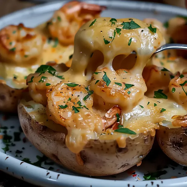 Délicieuses Pommes de Terre et Crevettes