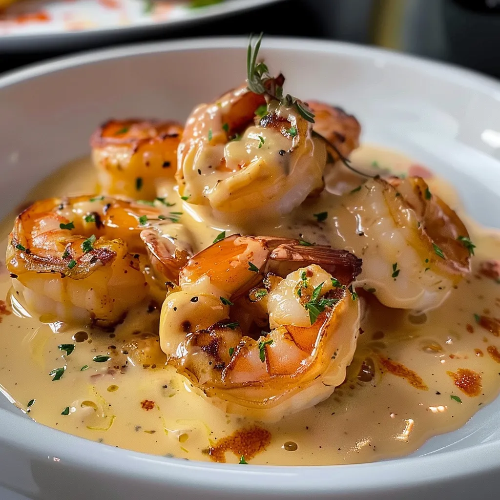 Gambas et Saint-Jacques rapides