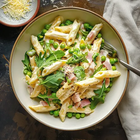 Citron, jambon et pâtes fraîches