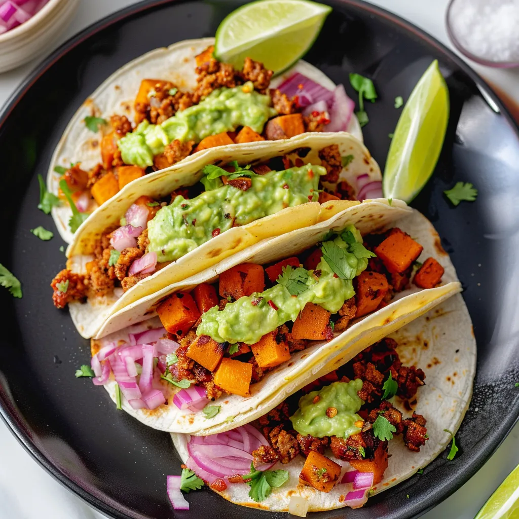 Délicieux tacos au chorizo