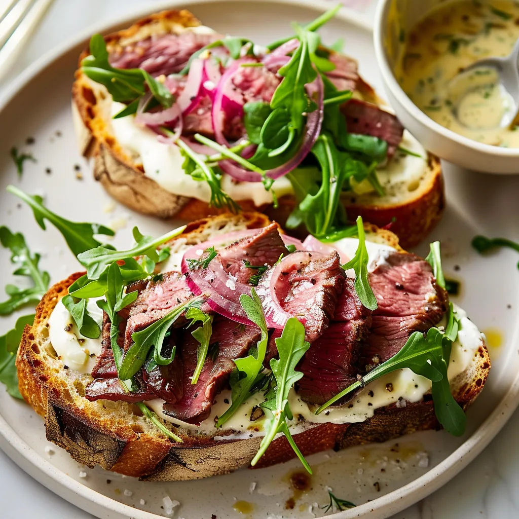 Boeuf et oignons caramélisés