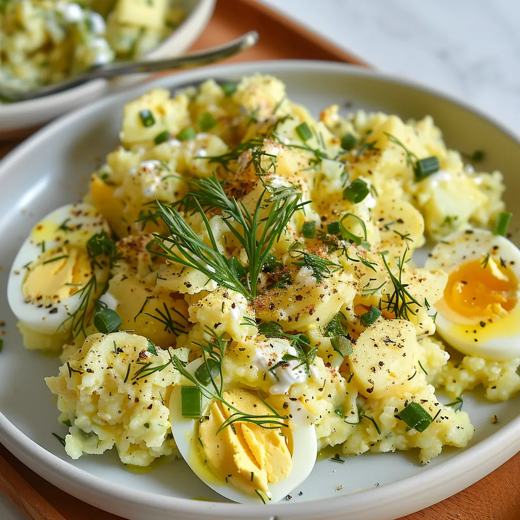 Salade twistée pomme de terre et herbes fraîches