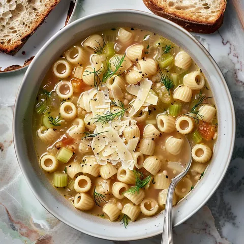 Minestrone blanche parfumée