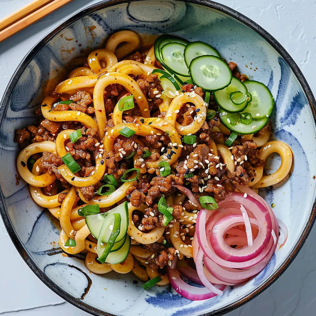 Udon boeuf tamari épicé