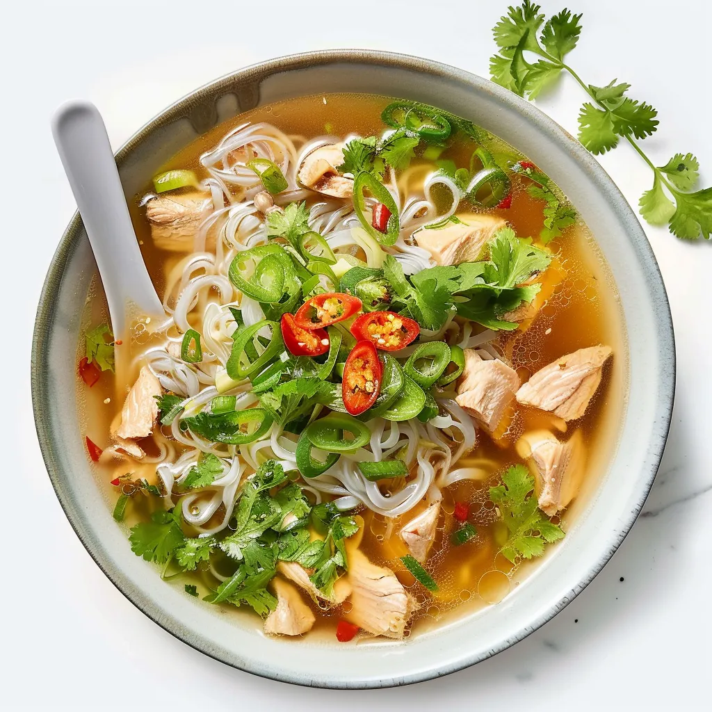 Bouillon léger poulet konjac