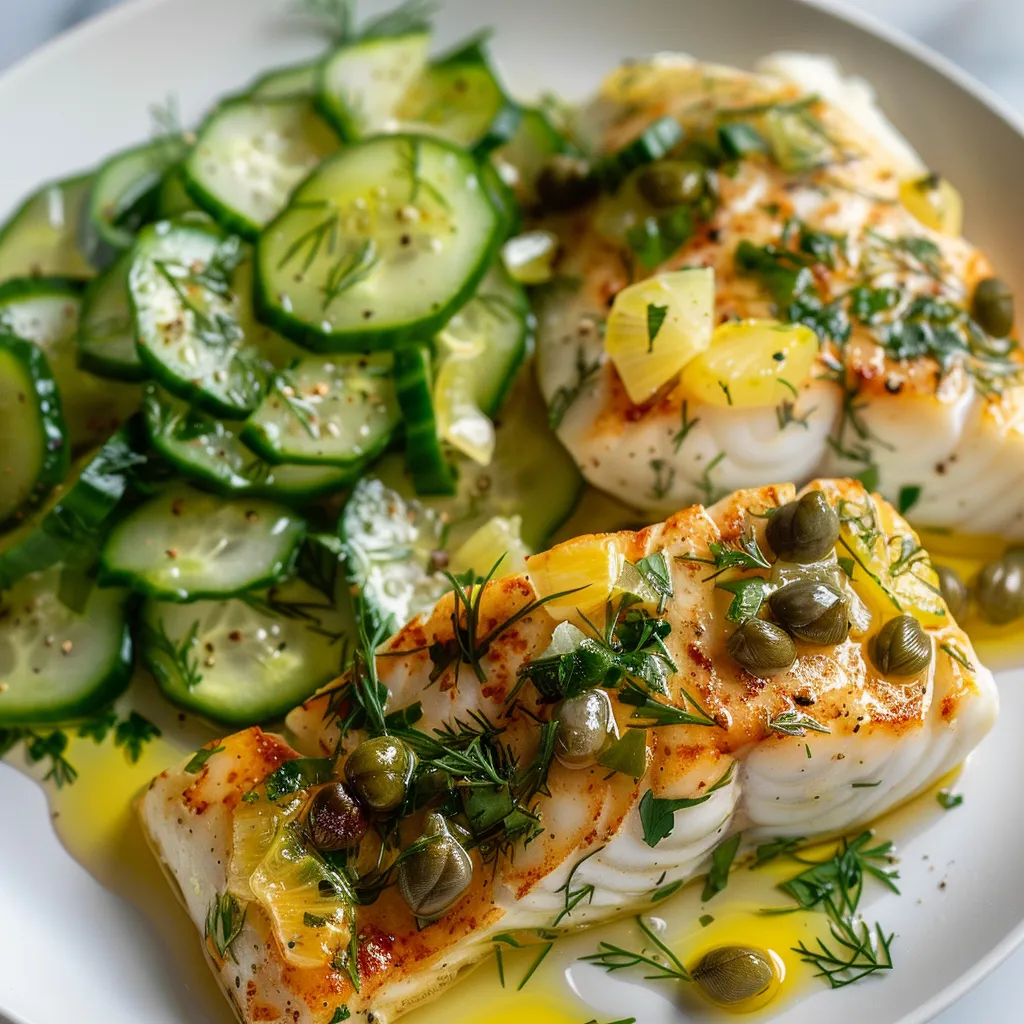 Aiglefin citron câpres fenouil