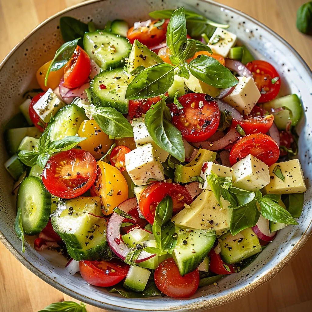 Mélange frais pour l'été