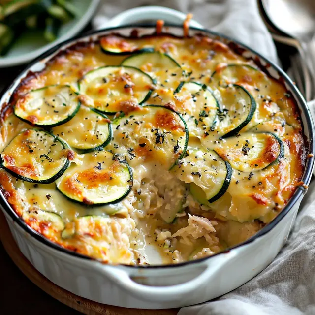 Courgettes thon au four gourmand