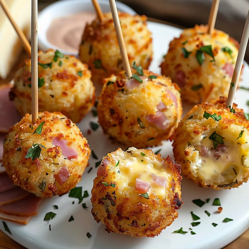 Délices salés maison : cake pops jambon-fromage