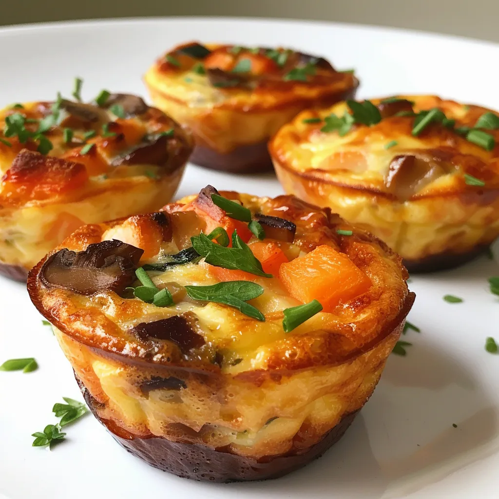 Petites quiches sans pâte saines et gourmandes