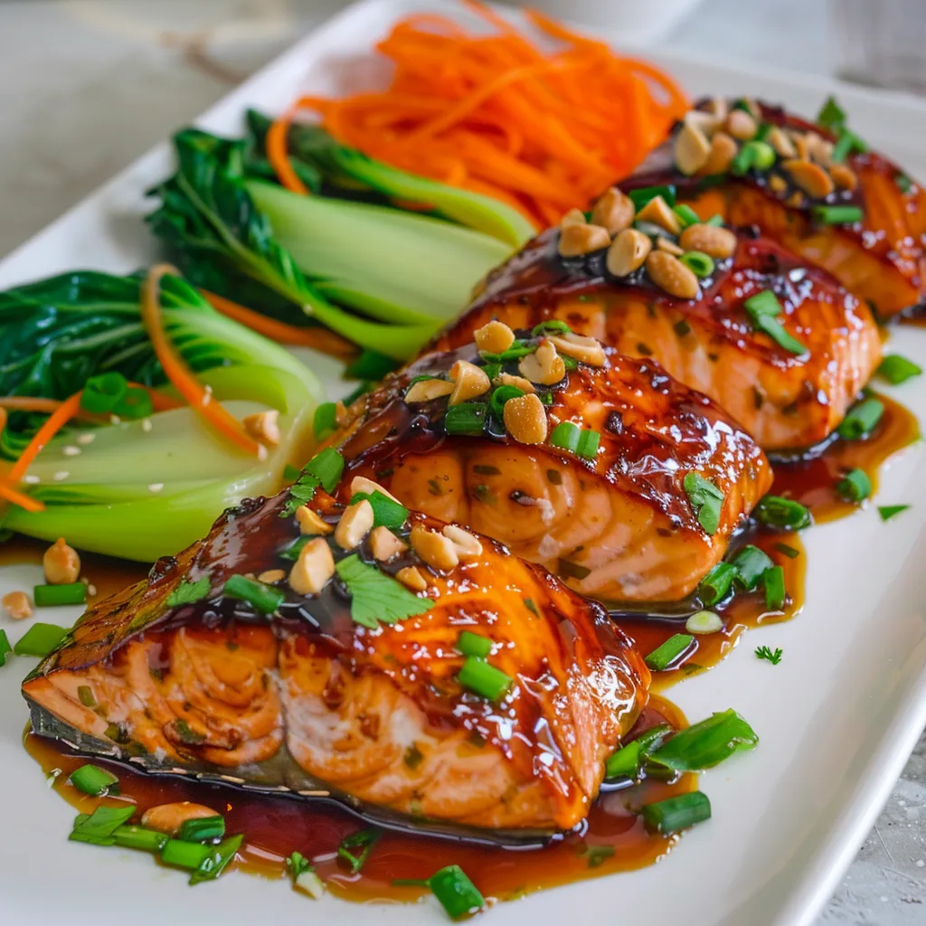 Saumon et légumes savoureux