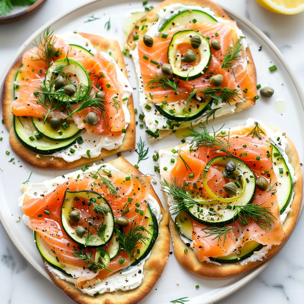Superbe tarte courgette et saumon fumé