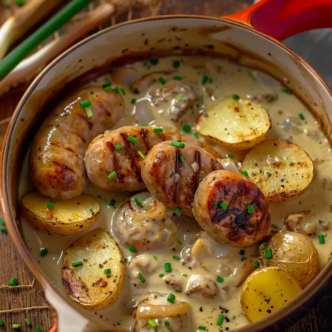 Andouillettes en sauce blanche