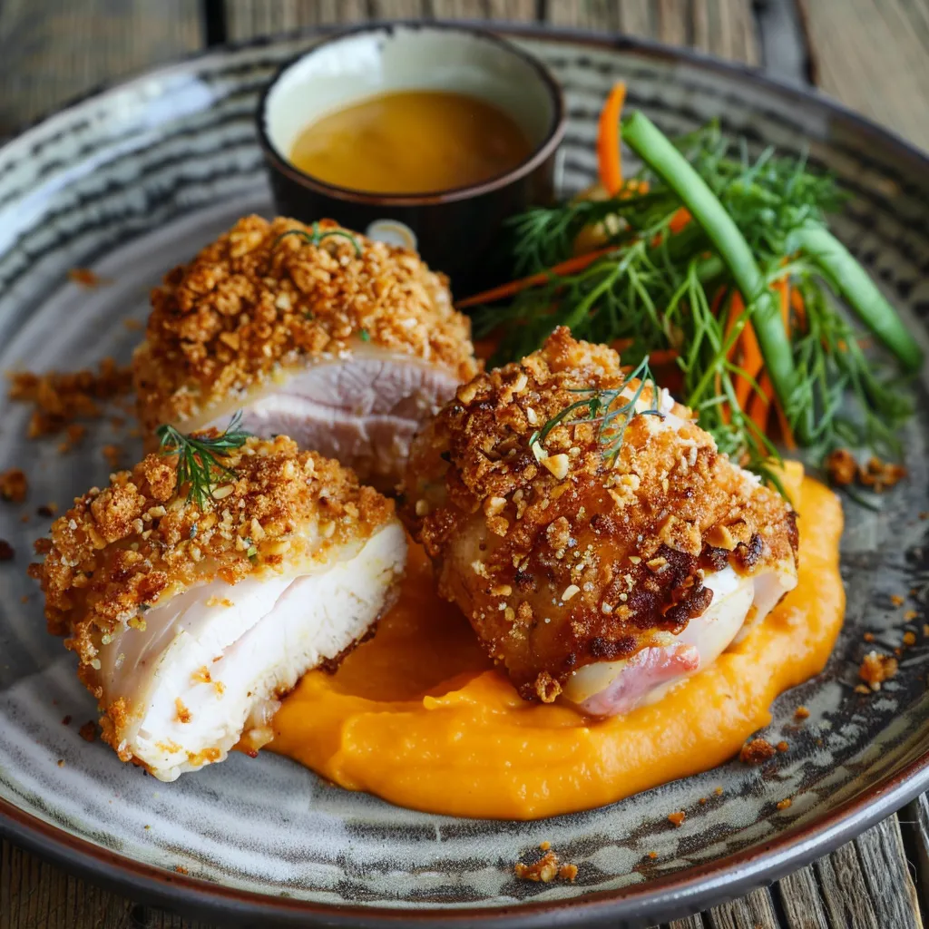 Poulet croquant amandes