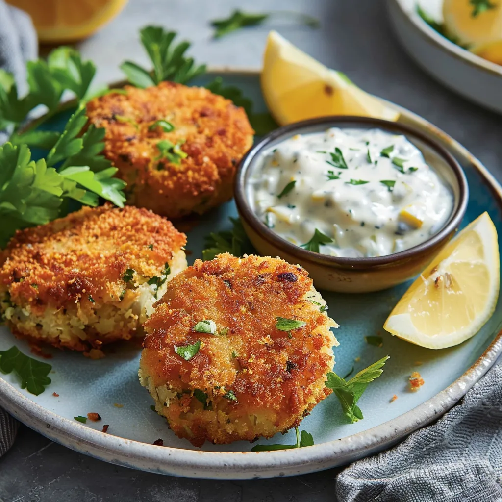Croquettes savoureuses au maquereau et sauce tartare