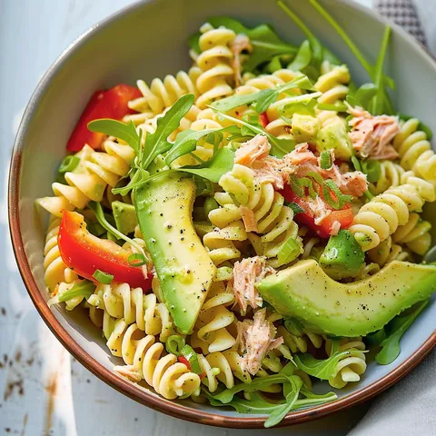 Thon avocat rotinis salade