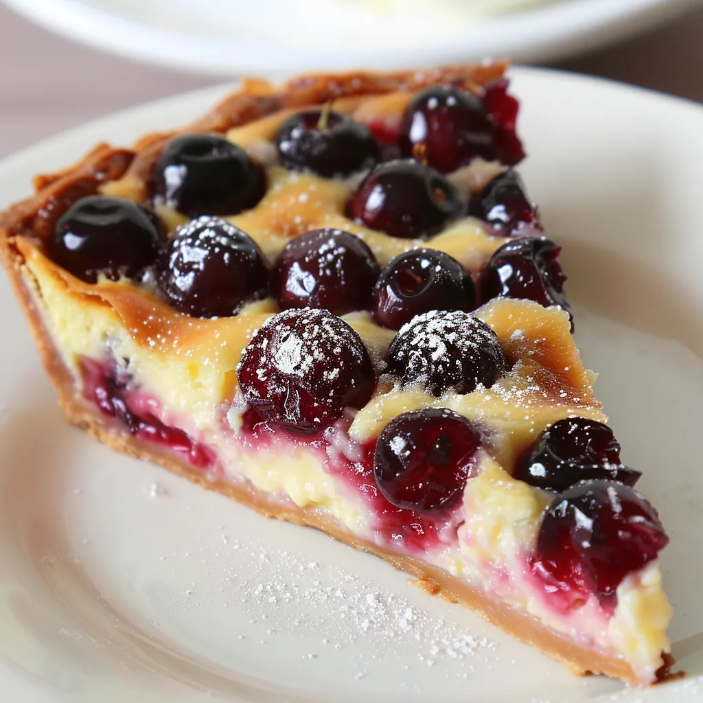 Clafoutis aux cerises - Dessert léger et fruité