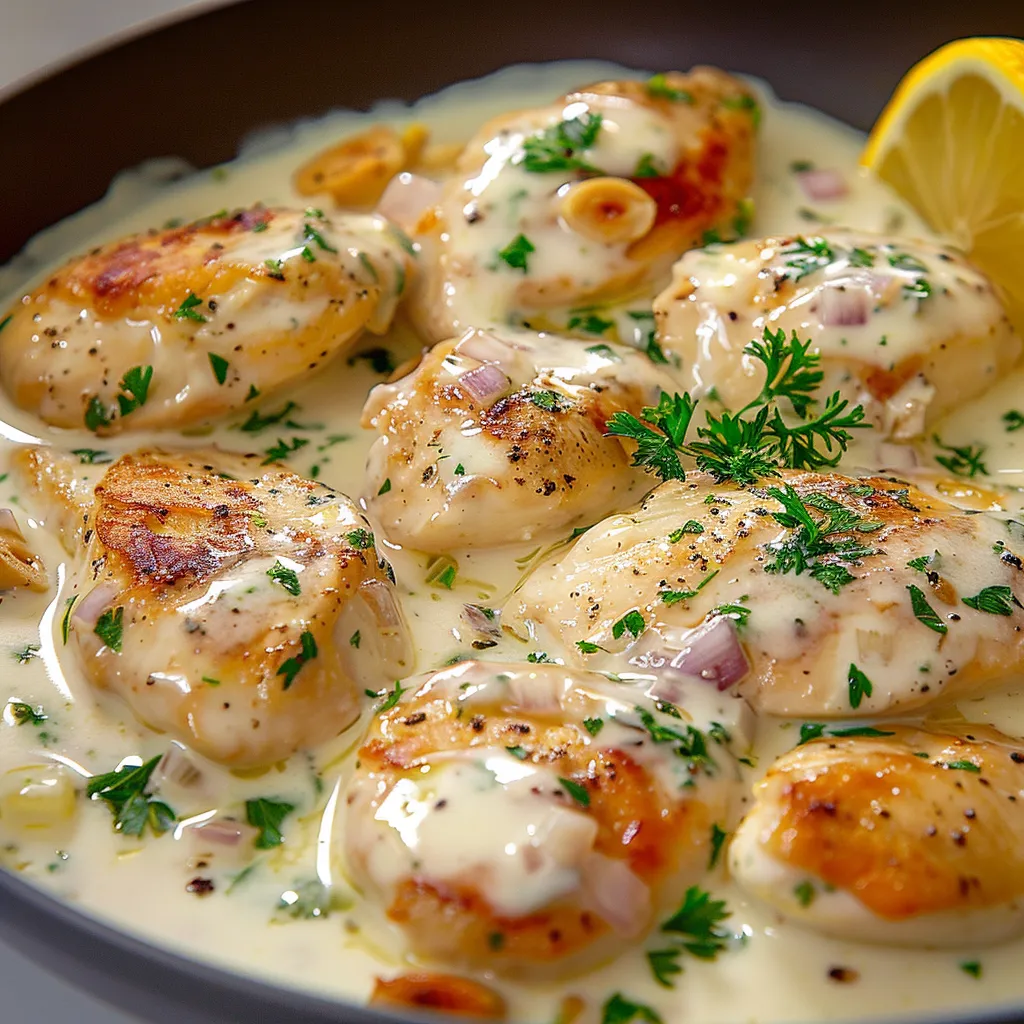 Délicieux Filets de Poulet à l'Ail et Citron