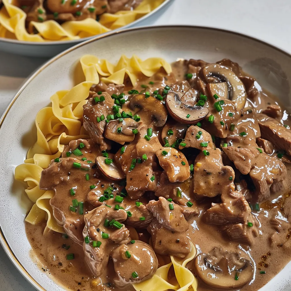 Bœuf fondant à l'autocuiseur avec sauce bien crémeuse
