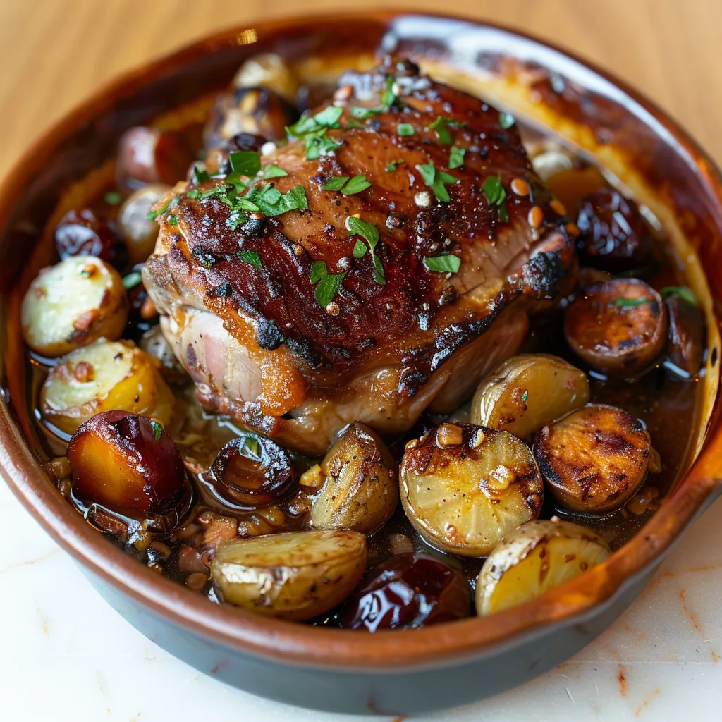 Porc fondant aux dattes